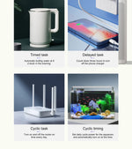 GIRIER Smart Plug ZigBee 20A Smart Home Outlet Socket EU 4200W with Power Monitor Function Supports Alexa Google Home Assistant