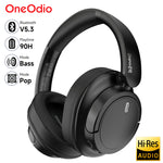 Oneodio SuperEQ V16 Wireless Headphones Bluetooth 5.3 Over Ear Headset With Mic Bass/Pop Mode Hi-Res Foldable Headphones 90H