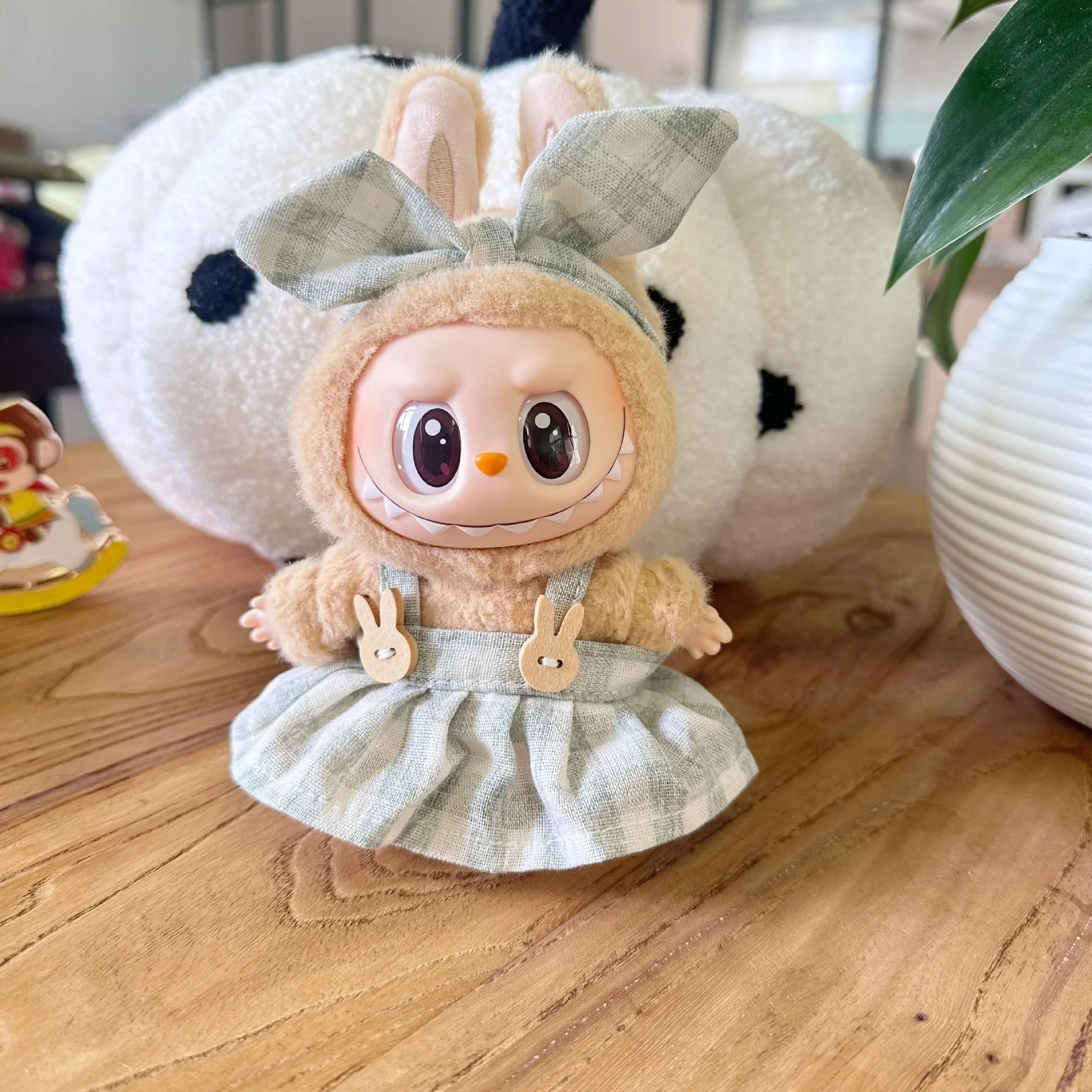 LABUBU Doll'S Clothes Outfit Accessories for 15-17cm Labubu Idol V1 V2 Stylish Outfit Clothes Sports Leisure Suit Clothing Gift