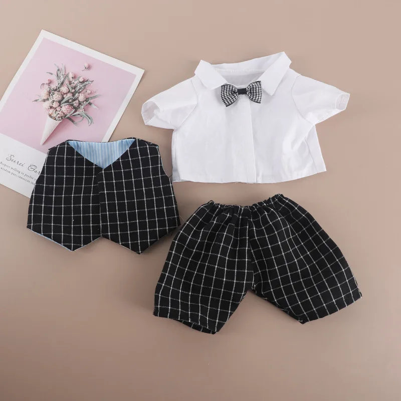 2025 New 38cm Labubu Hot Only Selling Clothes Labubu Mokoko Idol Doll Fashion Design Dress Coat Set Accessories Gift