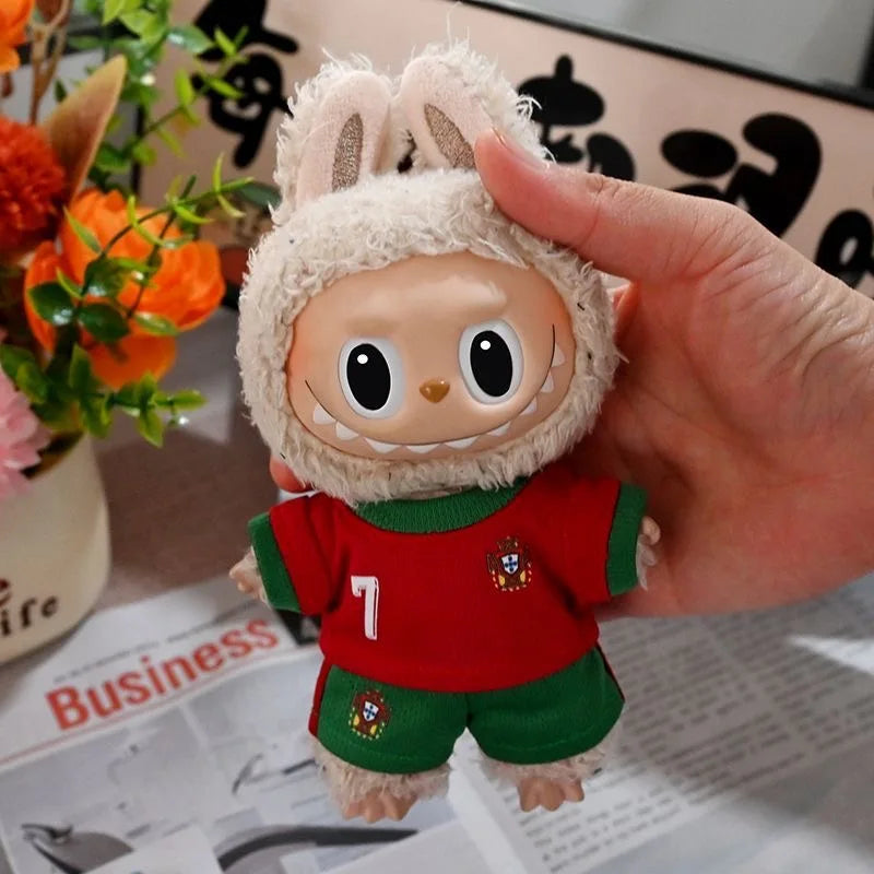 New 17cm Labubu Accessories Clothes Designer Suitable For V1 V2 V3 Labubu Pendants Cute Personality Fashion Birthday Gift ﻿