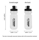 X-TIGER MTB Road Cycling Water Bottle 650ML Leak-proof Bicycle Squeeze Water Bottle for Long-distance Cycling Outdoor Sports Por