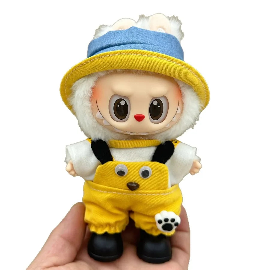 For 17cm V1V2 Labubu  Doll Fashion New Style Set Doll Replacement Clothing