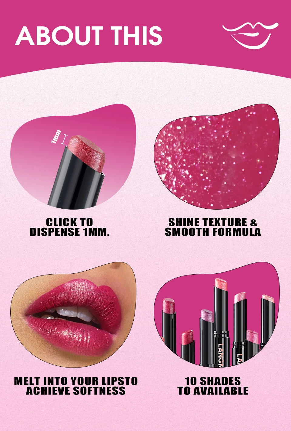 Diamond Pearlescent Lipstick Waterproof Long Lasting Non-stick Cup Matte Velvet Shiny Lipsticks Red Sexy Lips Makeup Cosmetics