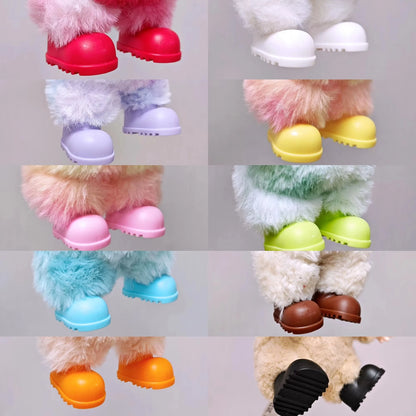 Labubu Doll Rain Boots Labubu I II III Idol Dolls Colorful Shoes and Headphones Multicolor Big Bow LabubusAccessories DIY Gifts