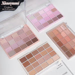 20-color eye shadow tray, cigarette powder, rose tray, warm and warm, and the atmosphere is tender and the powder is not flying