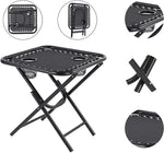 Homfa Folding Sun Lounger Set with Table