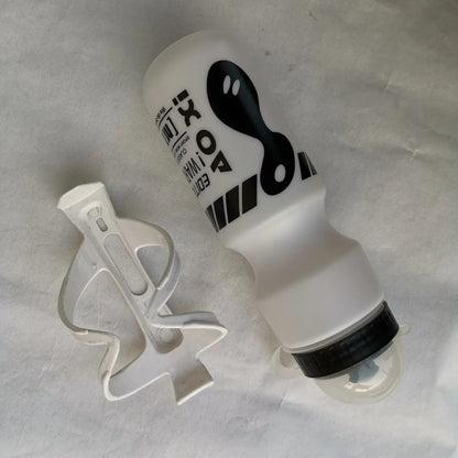 750ML Portable Cycling Equipment Cycling Bottles Mountain Bicycle Water Bottle Outdoor Sport Camping Drink Jug Free Cup Holder