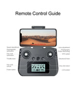 8K ESC 3 Axis Gimbal 360° Obstacle Avoidance WIFI FPV RC Drone 5G Brushless Electric GPS Follow Me Remote Control Quadcopter Toy