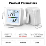 Tuya Smart Temperature And Humidity Sensor WiFi/Zigbee With Backlight Indoor Hygrometer Voice Control Via Alexa Google Home
