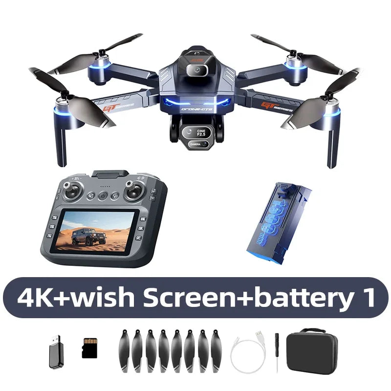 Xiaomi GT8 Drone 8K Professional Dual Camera GPS FPV Brushless Motor Optical Flow Hovering Folding Quadcopter 4K RC Dron Toys