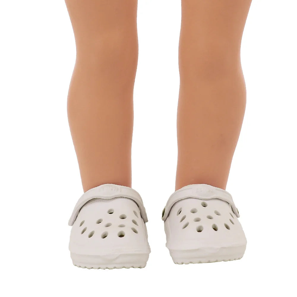 7 CM Doll Shoes Sandal For 43 CM Born Baby Doll Clothes Accessories 18 Inch American Doll Girl‘s Toys Our Generation Gift