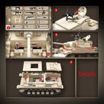 Germany Series Tank III L WW2 Military Series Tank Building Blocks  Bricks Model Set for Kids Educational Toys Christmas Gifts