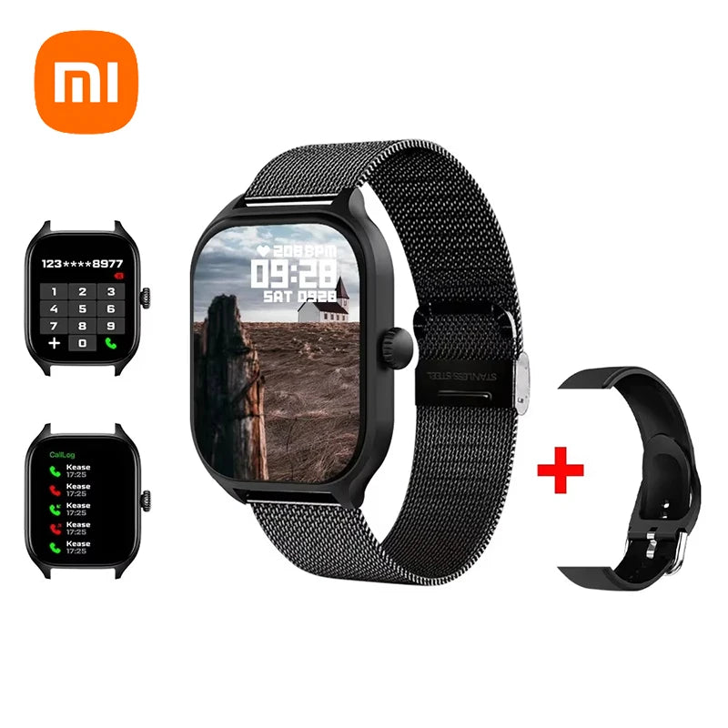 Xiaomi Smart Watch Dialing Answering Calls Exercise Tracking Heart Rate Sleep Monitor Bluetooth Smartwatch Man Woman Gift 2025
