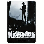 Halloween Horror Movie Metal Sign - Shabby Tin Wall Art, Man Cave Theater Home Decor