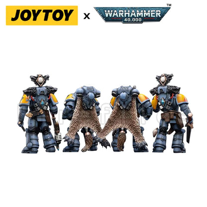 1/18 JOYTOY Actionfigur – Warhammer 40K Horus Heresy Space Wolves Logan Ghostwolf Mecha Modell