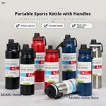 600/800/1000ML Outdoor Thermos Water Bottle Stainless Steel Insulated Cup Keeps Cold and Heat Thermal Mug Travel Vacuum Flasks