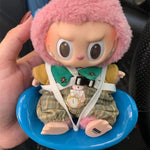 15-17cm doll Seat  Labubu carseat Safety Seat Cute Doll Air Outlet Aromatherapy decoration high-grade Car Interior Decoration