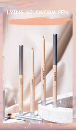 Glitter Eyeshadow Pen Pearlescent Matte Diamond Eyeliner Pen Waterproof Highlight Brighten Silkworm Makeup Pencil Shiny Eyelids