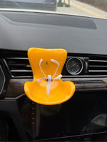 15-17cm doll Seat  Labubu carseat Safety Seat Cute Doll Air Outlet Aromatherapy decoration high-grade Car Interior Decoration