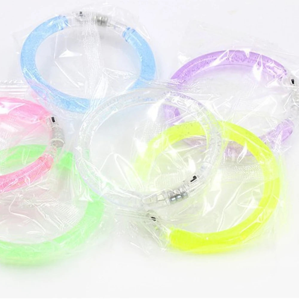 10-30 Pcs Kids Adult Party Supplies LED Light Up Bracelet Toys Birthday Wedding Guest Gifts Halloween Christmas Bar Party Favors