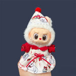 2025 New MIni Plush Doll'S Clothes Outfit Accessories for Labubu V1 V2 Dolls Clothes Accessories DIY Gift