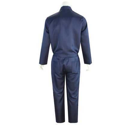 Michael Myers Costume Mask Cosplay Halloween Jumpsuit Outfits Horror Bloody Killer Carnival Party Costume for Adult Men