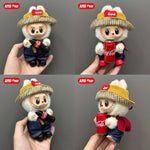 Clothes for Clothes Doll DIY Accessories Pull Cloth Cola Happiness Factor Labubu Clothes Set Doll Outfit Have Shoes