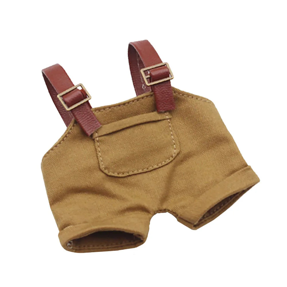 For 3rd Gen 17cm Labubu Trend Clothes Pendant Sitting Party Graffiti Strap Pants Hat Labubu Retro Clothes