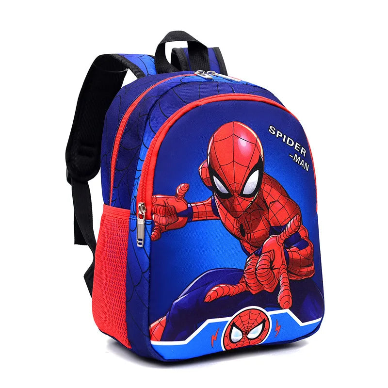 Disney Marvel Series Backpack Boy's Primary School Schoolbag Double-layer Cartoon Spider-Man Backpack For Boys Gift