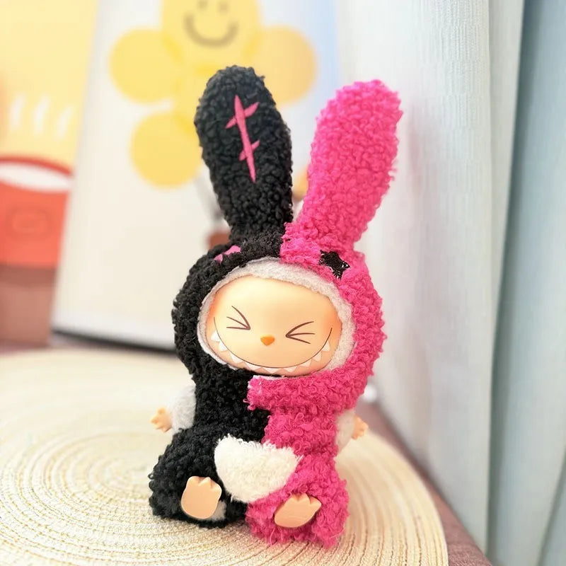 Labubu Doll Clothes Penguin Shark Bee Dinosaur Onesie - Cute Animal Jumpsuit for 17cm Pullip Blythe OB11 BJD