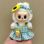 For 17cm V1V2 Labubu  Doll Fashion New Style Set Doll Replacement Clothing