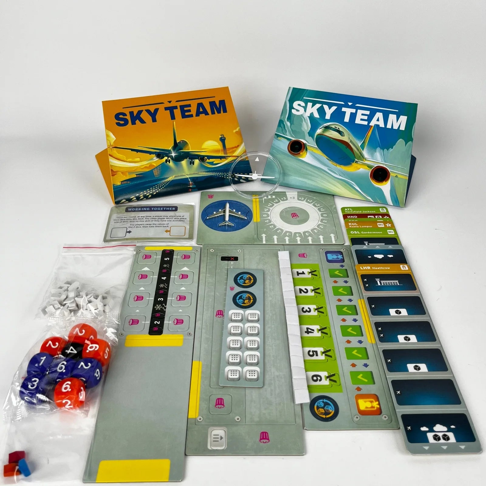 Scorpion Masqué, Sky Team, Board Game | Co-op Game | Ages 10+ | 2 players | 20 minutes