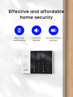 PGST Residential Tuya Smart Gsm Wifi Alarm System for Home Wireless Security Alarm House Smart Life App Control work with ALexa