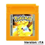 Pokemon Red Blue Crystal Golden Green Silver Yellow GBC Game Card 16 Bit Video Game Cartridge Console Cards For GB/SP