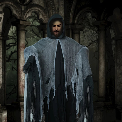 Halloween Cloak Skeleton Clothes Mask Ghost House Chamber Of Secrets Dressing Up Zombies Costume Props Halloween Gift
