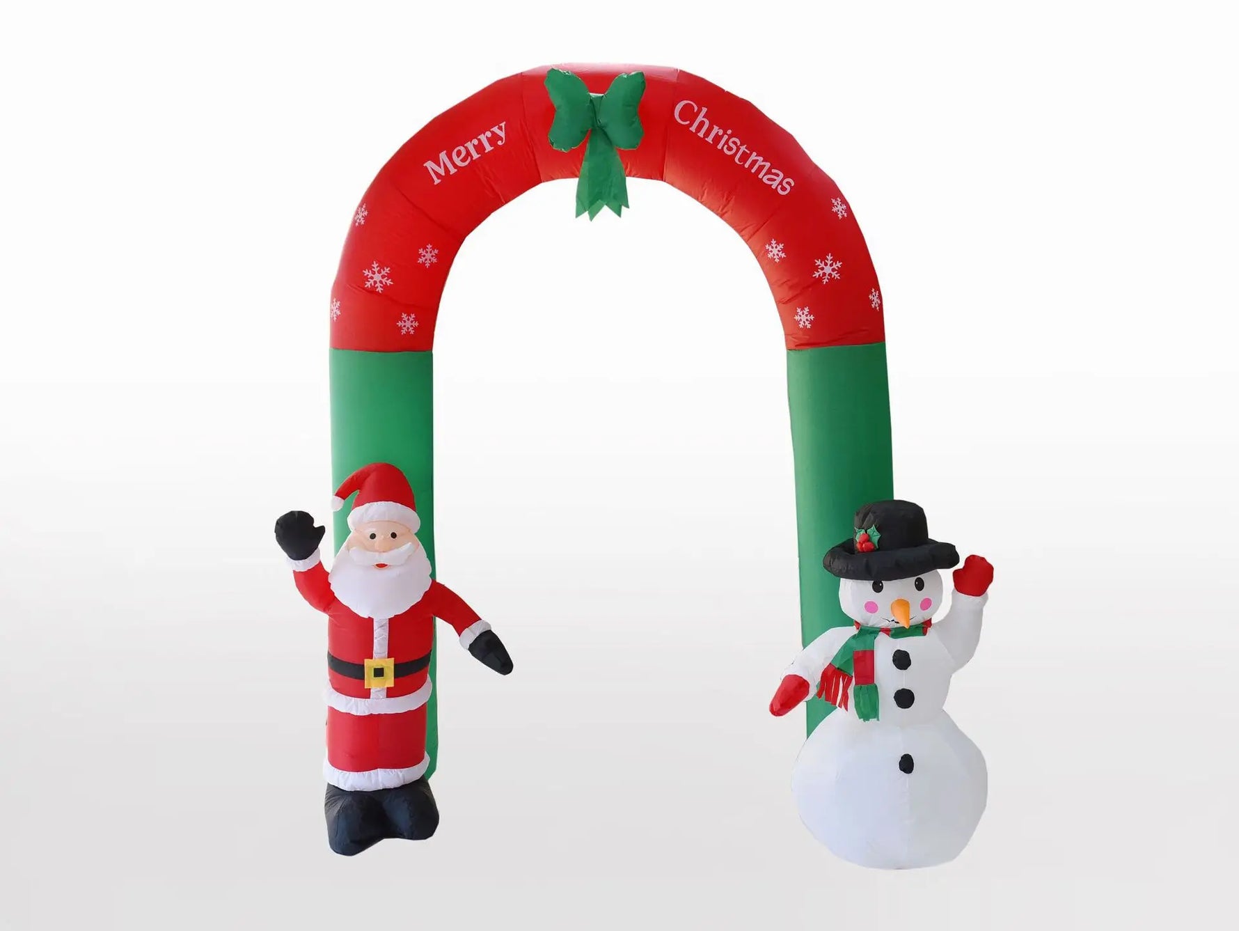 2.4m Christmas Scene Decorations Santa Claus Snowman Inflatable Arch Venue Arrangement Props