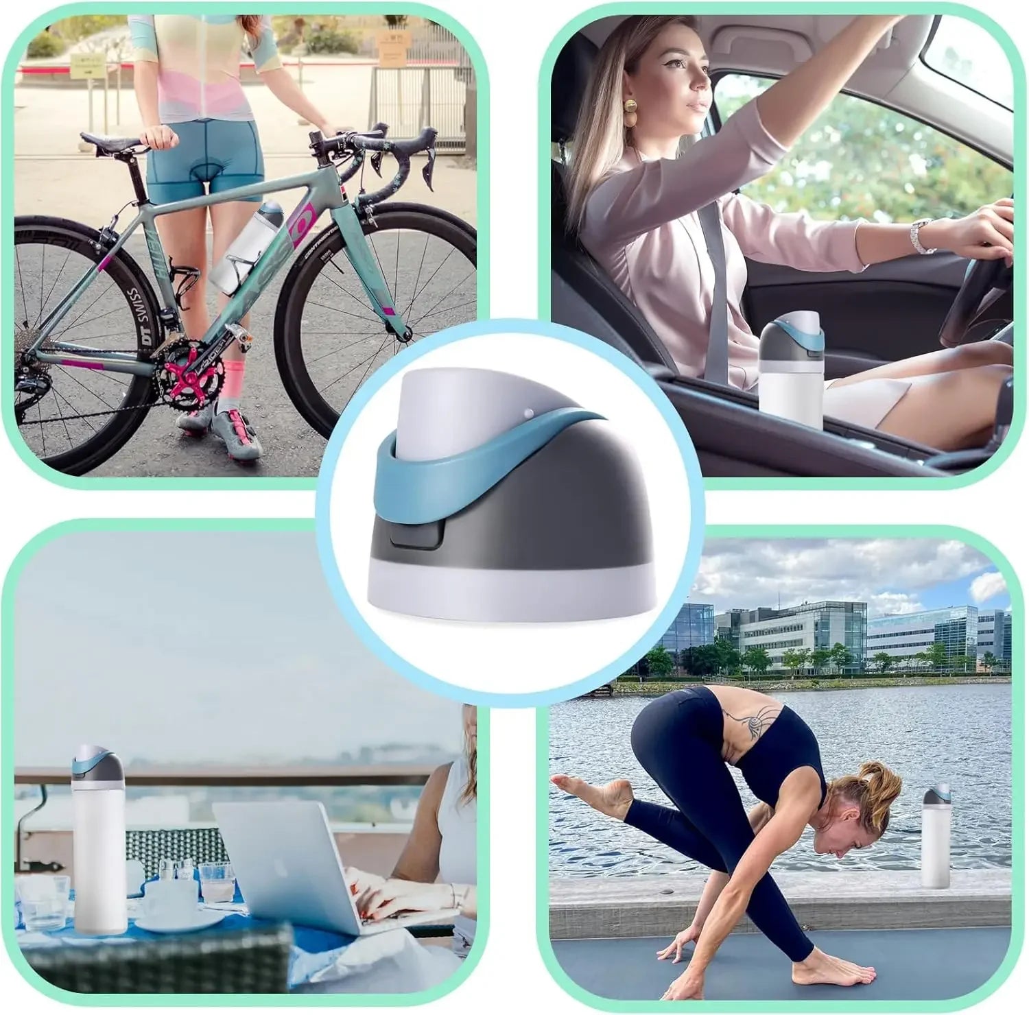 Replacement Lid for Owala Freesip Water Bottle Compatible with Owala Lid Cap Premium Accessories for 16oz 24oz 32oz 40oz Bottles