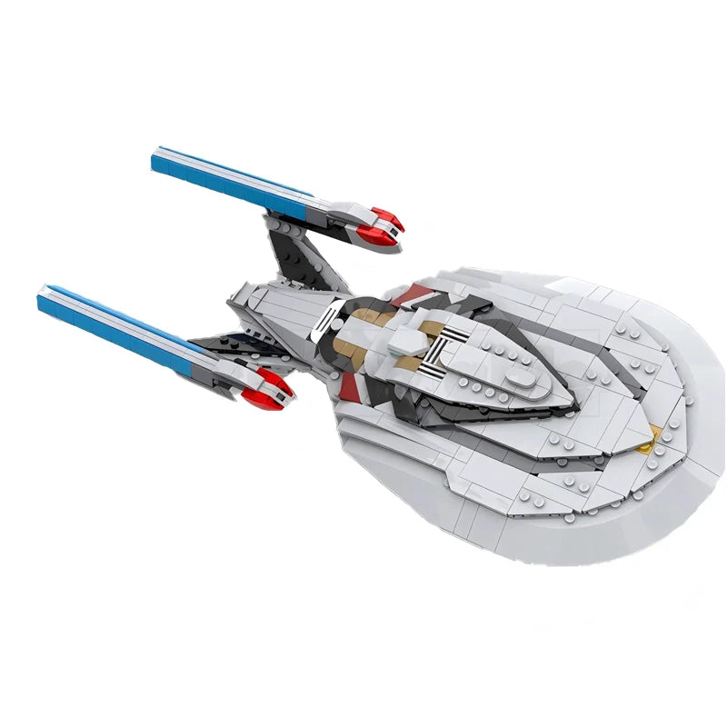 Bricklink Star Movie Starship Enterprise NCC-1701 Discovery Voyager NX-01 Delta MOC Spaceship Sets Building Blocks Kid Toys Gift