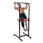 Power Tower Dip Station, Freestanding Pull-Up Bar, Height Adjustable, Pull Up Bar, Fitness Equipment for Home, Max. Load 150 kg