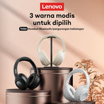 Original Lenovo TH54 Head Mounted Wireless Bluetooth 5.4 Earphones Over-Ear HIFI Stereo Music Game Noise Canceling Sport Earbuds