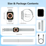 New 2025 Blackview R30 Max Smartwatch with LED Flashlight 1.91'' TFT Screen Health Monitor Bluetooth Watches for Men Women Gifts