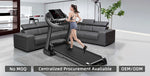Home Gym Folding Running Machine Mechanical Treadmill for Bodybuilding without Heart Rate Test
