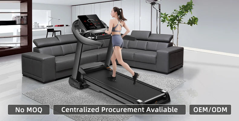 Home Gym Folding Running Machine Mechanical Treadmill for Bodybuilding without Heart Rate Test