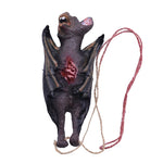 Halloween Horror Hanging Pendant Fake Dead Mouse Bat Broken Hand Feet Halloween Party Home Haunted House Scary Decoration Props