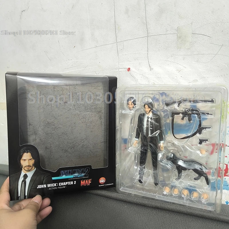 Mafex 085 JOHN WICK Chapter 2 with Dog Figure Chapter 4Mafex 212 John Wick Action Figure Figure Model Toys Dolls Birthday Gift