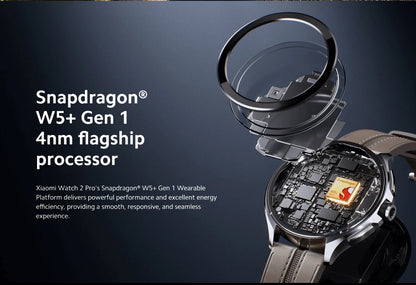 Global Version Xiaomi Watch 2 Pro 2GB 32GB 1.43" AMOLED Display 150+ Sports Modes Qualcomm Snapdragon W5+ Gen 1 Magnetic Charge