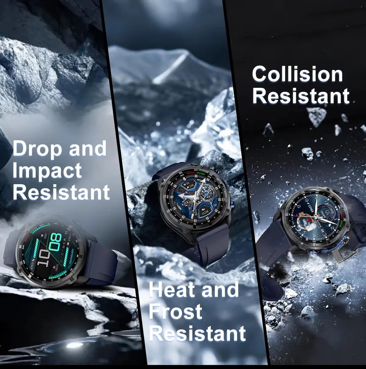Military Smart Watch DT G1 GPS Track Compass Altimeter Bluetooth Calling 860mAh Battery DTG1 Men Outdoor Sports SmartWatch