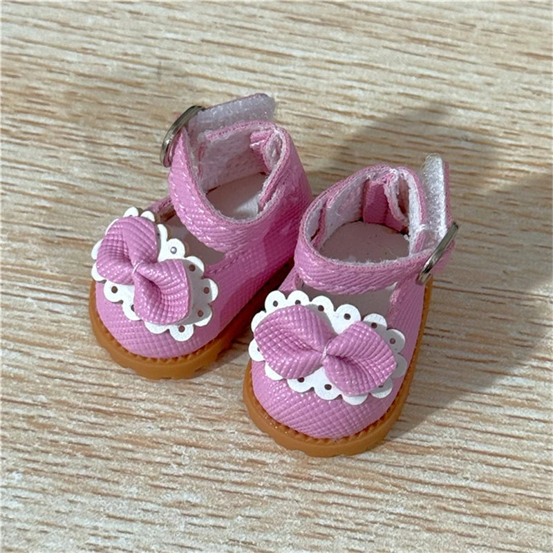 17cm For Labubu Doll Clothing Skirt Bowhair Accessory Set Retro Bib Pants Clothes Luxury Messenger Bag Shoes Set Sitting Party