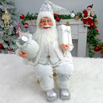 50cm Sitting Santa Clauses Decoration Fashionable Vivid Christmas Handiworks For Office
